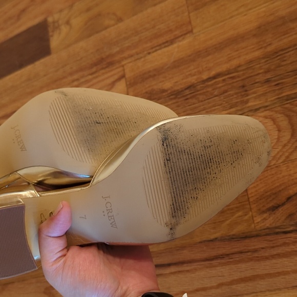 JCrew Factory Ankle Strap Block Heels - Picture 9 of 11